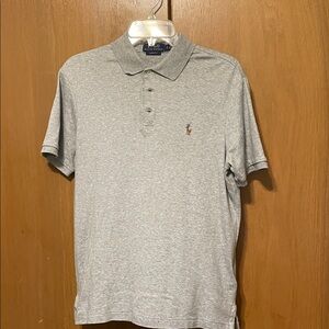 Polo by Ralph Lauren Men's Light Gray Polo Shirt